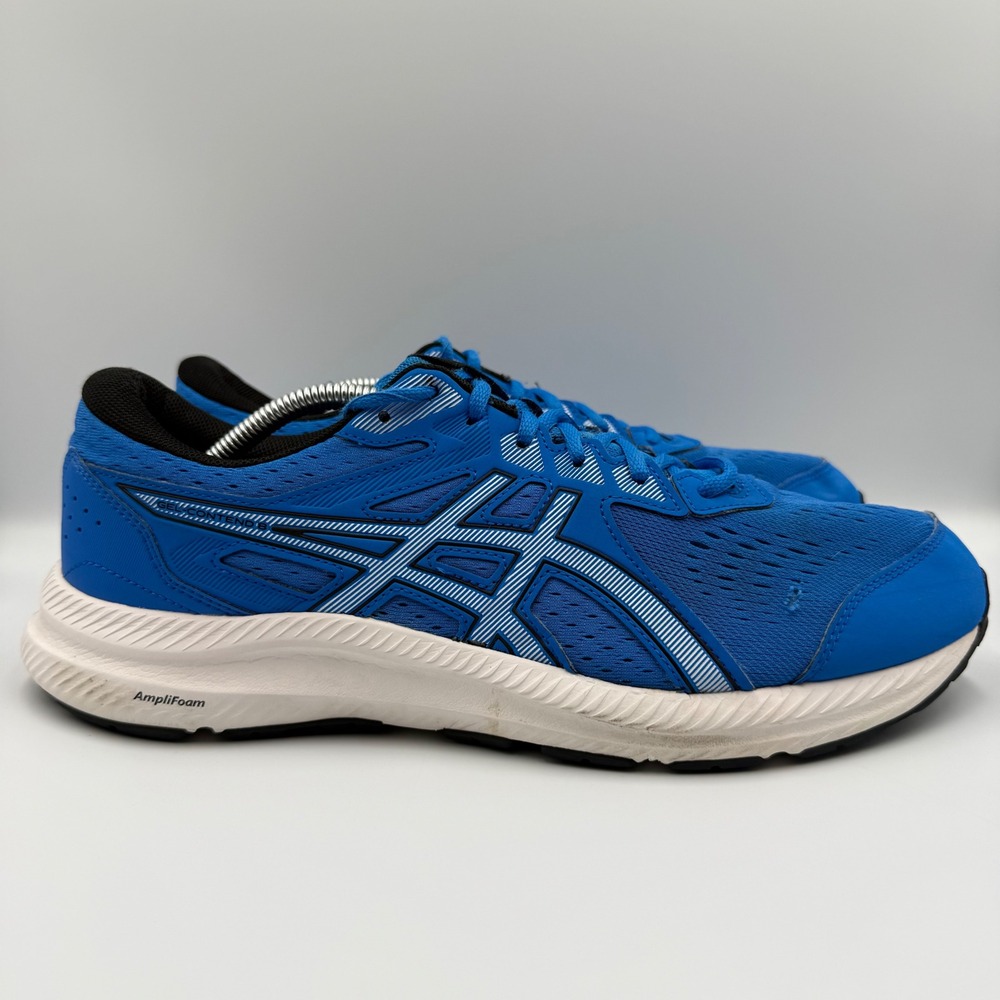 ASICS‎ GEL-CONTEND 8 Mens Size 12 Running Shoes AmpliFoam Blue 1011B492